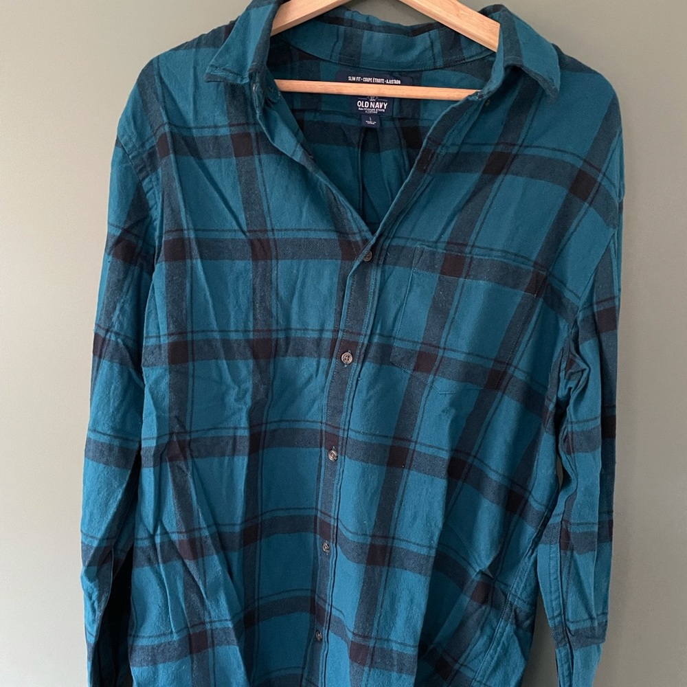 Blue flannel